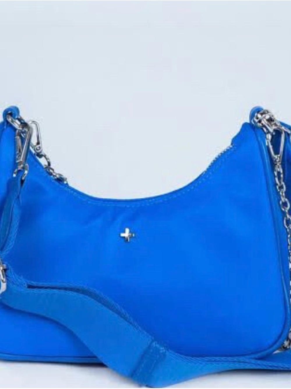 Blue shoulder bag